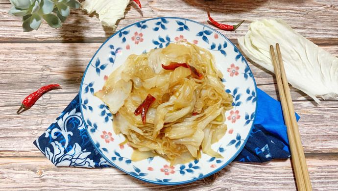醋溜粉条白菜