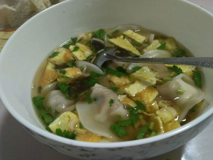 快手早餐馄饨（饺子、豆腐花、面条）的做法