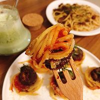 肉丸番茄意面的做法图解15