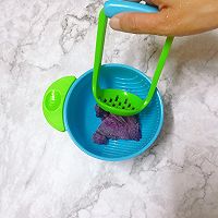#麦子厨房#美食锅出品：水晶紫薯奶酪饼的做法图解5