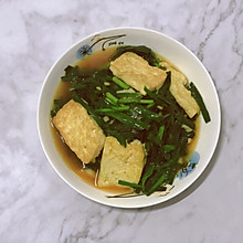 韭菜焖豆腐