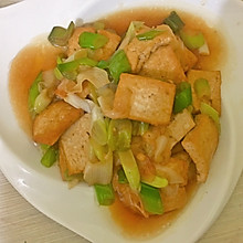 大葱烧豆腐