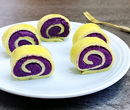 低卡紫薯鸡蛋卷的做法