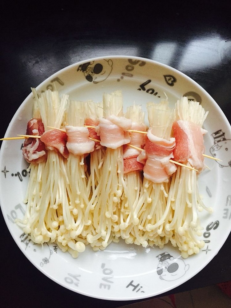 鲜香五花肉金针菇的做法