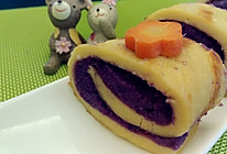 紫薯蛋卷的做法