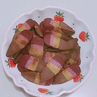 【奶香酥脆】彩虹甜筒曲奇的做法图解12