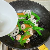 #菜油就选外婆乡，新鲜开榨抢先尝#荷塘月色的做法图解11