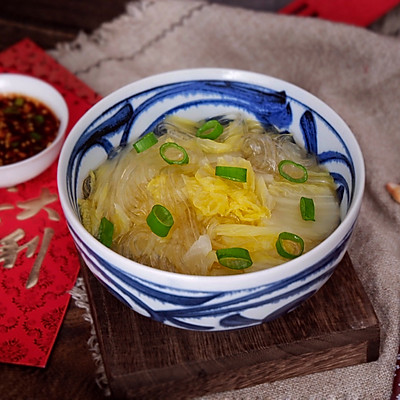 鸡汤白菜炖粉条