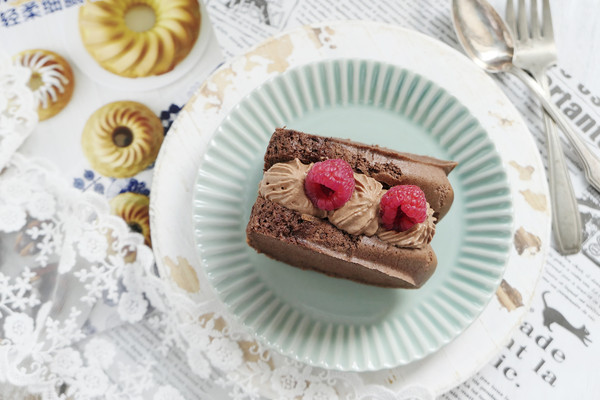 可可奶油夹心戚风