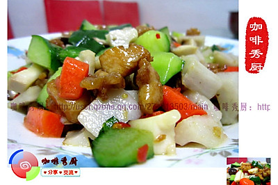 鸡丁炒莲藕