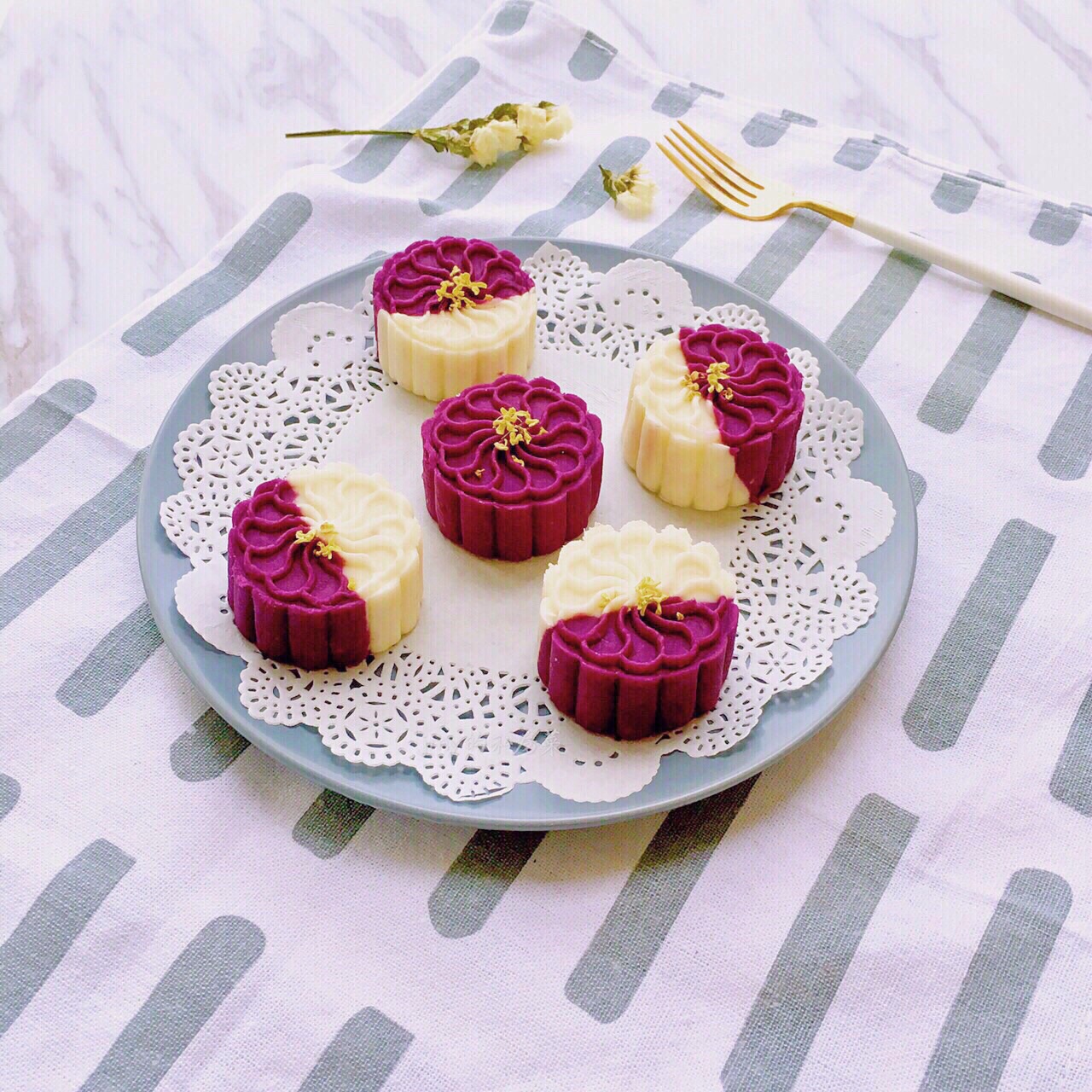 紫薯千层蛋糕 | 果冻蛋糕 | 夏日甜品 - 我的爱心食谱(小雁和阿成)