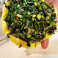 荠菜韭菜虾皮馅菜屯子的做法图解5