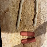 热狗~拇指火腿面包~的做法图解3