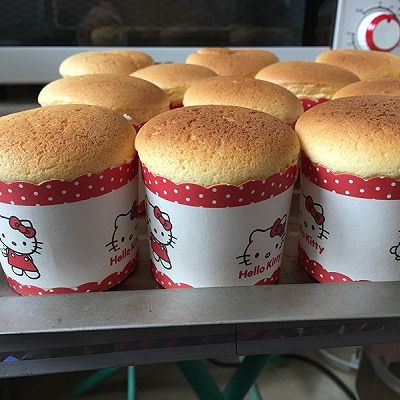 不回缩纸杯小蛋糕