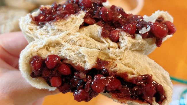 减脂又补元气的杂粮红豆包 简单版本的做法