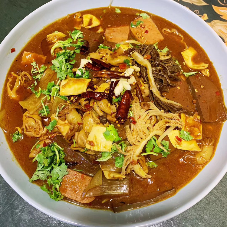 阻止老爸外头吃的毛血旺的做法