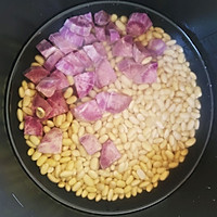 紫薯豆浆《无需破壁机或豆浆机》的做法图解3