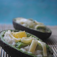 温和清香的焗烤奶冻牛油果的做法图解10