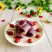 #精品菜谱挑战赛#辅食计划+水晶紫薯卷的做法图解19