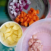咖喱鸡肉饭的做法图解1