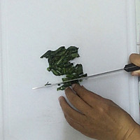 #麦子厨房#小红锅出品：宝宝餐油麦菜蛋披萨的做法图解4