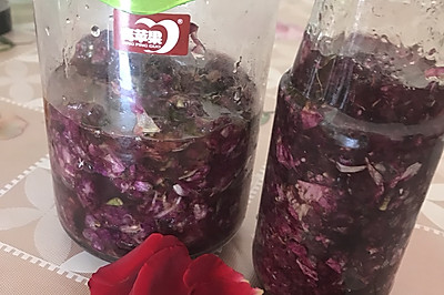 自制玫瑰花蜜酱