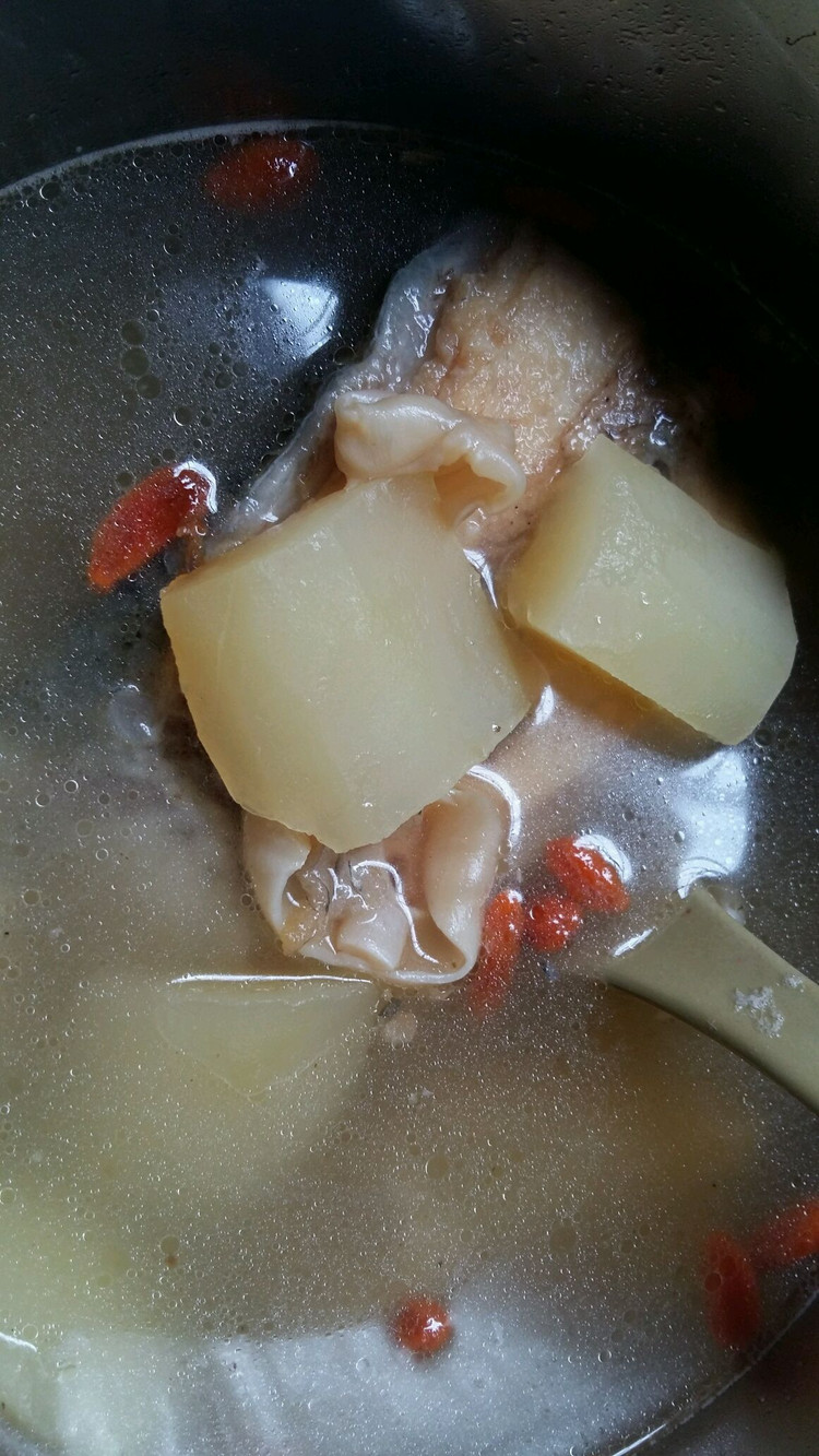 木瓜花胶鱼尾汤的做法