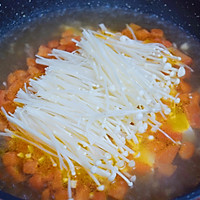 番茄金针菇豆腐汤的做法图解7