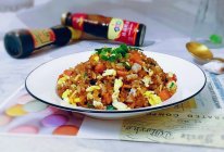 #名厨汁味，圆中秋美味#酱油炒饭的做法