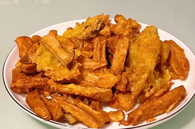 椒盐杏鲍菇