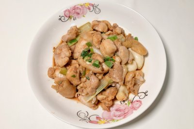 葱蒜煎鸡块