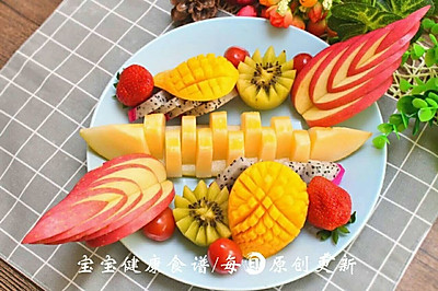 水果盘 宝宝健康食谱