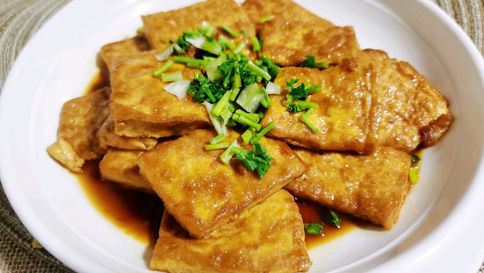 锦娘制——蚝油煎豆腐