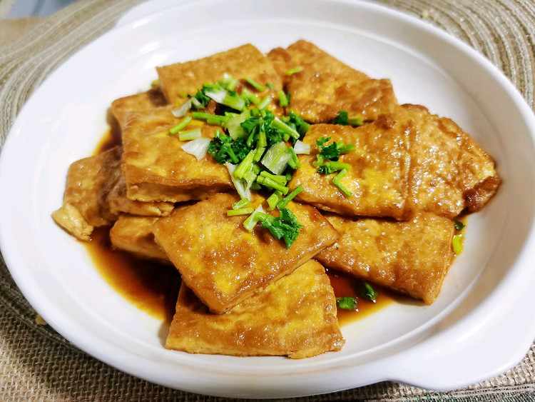 锦娘制——蚝油煎豆腐的做法