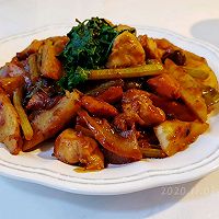 甜辣酱肉焖薯蔬的做法图解10