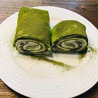 vitamix来做菠菜抹茶毛巾卷的做法图解8