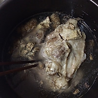白切羊肉，羊骨汤的做法图解2
