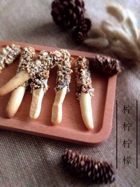 巧克力花生棒的做法图解8