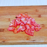 #憋在家里吃什么#番茄龙利鱼烩年糕的做法图解3
