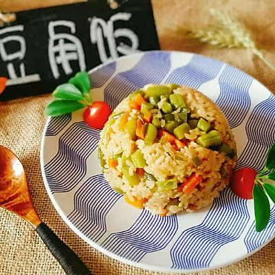 懒人快手菜之豆角饭