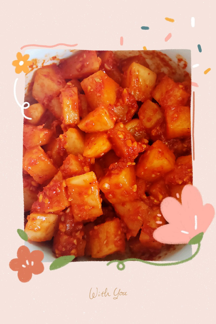 韩式萝卜泡菜的做法