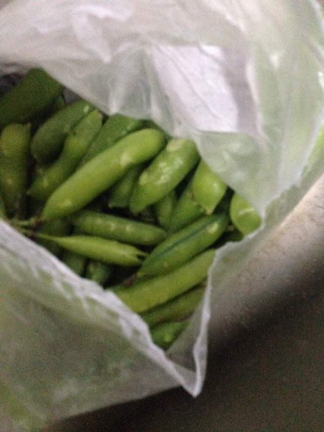 虾仁炒碗豆的做法图解2