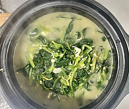 菠菜汤（浓郁超香版）的做法