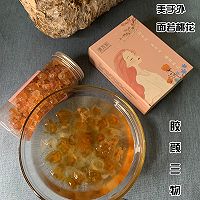 荟万珍：桃胶皂角米雪燕羹，口感顺滑细腻，美味香甜！的做法图解4