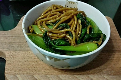 黑暗料理 老上海炒面 最棒的宵夜