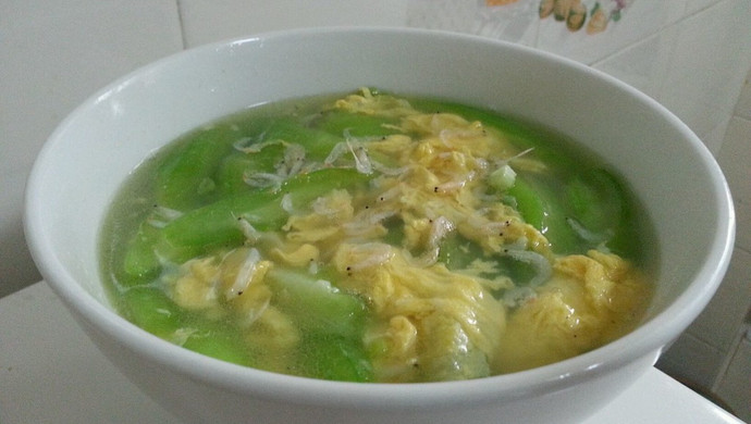 丝瓜虾皮鸡蛋汤