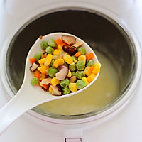 #父亲节，给老爸做道菜#海虾时蔬双米粥（宝宝辅食）的做法图解12