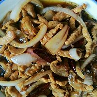 洋葱炒肉的做法图解5