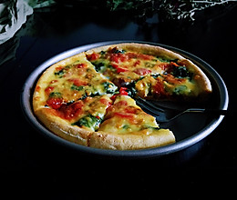 藜麦菠菜虾仁披萨，吃出藜麦的纯香，吃出菠菜的个性的做法