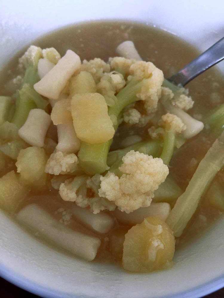 煮米条